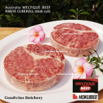 Beef Cuberoll Scotch-Fillet RIBEYE Australia frozen MELTIQUE (wagyu alike) Australia HOKUBEE steak 1" 2.5cm (price/pc 450g)